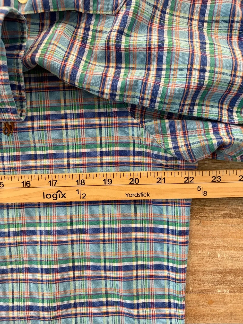 Polo Ralph Lauren‎ Plaid Button Down Shirt Size Medium Long Sleeve Preppy Pony